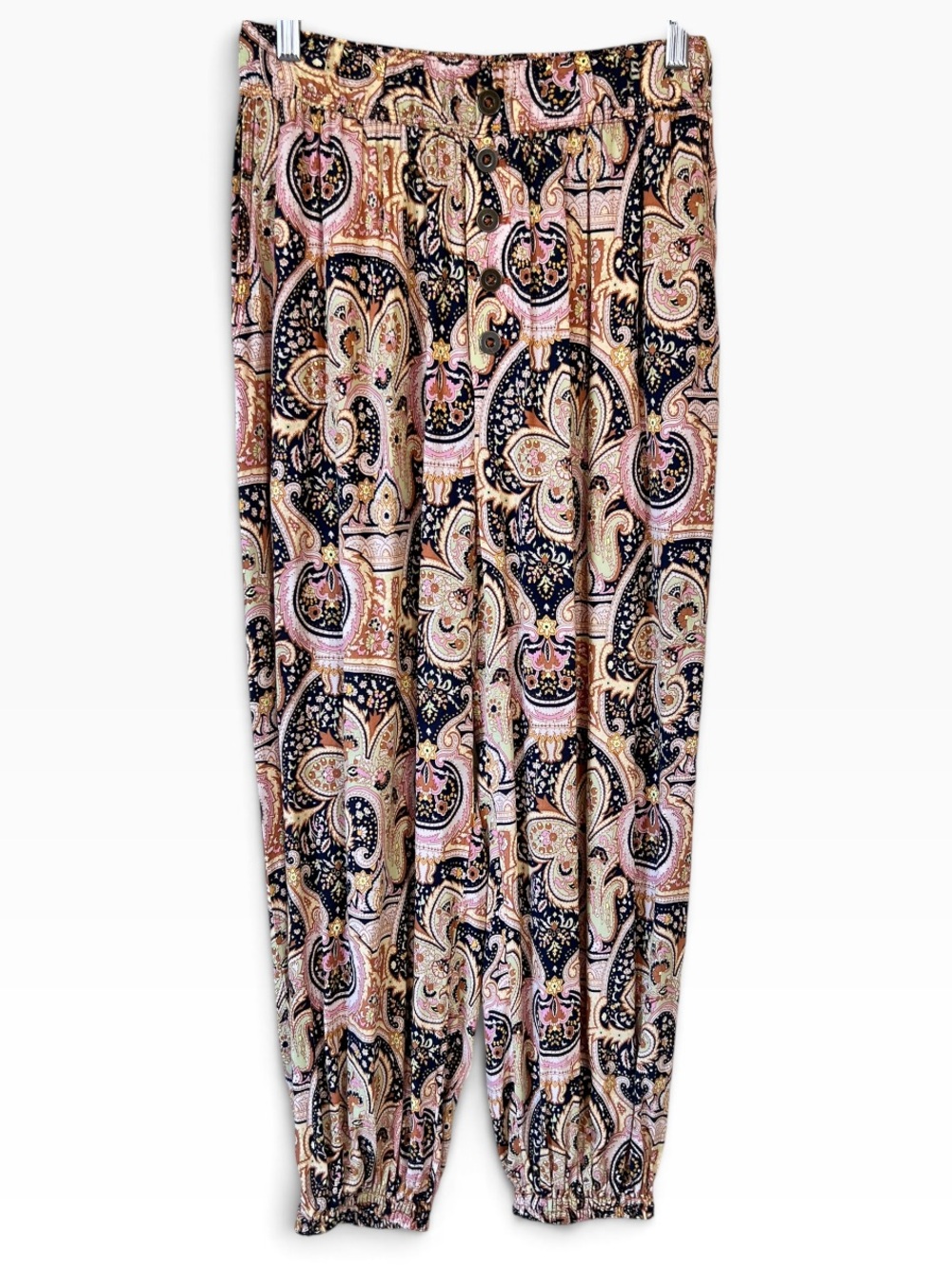 Anthropologie Odette Printed Joggers Paisley